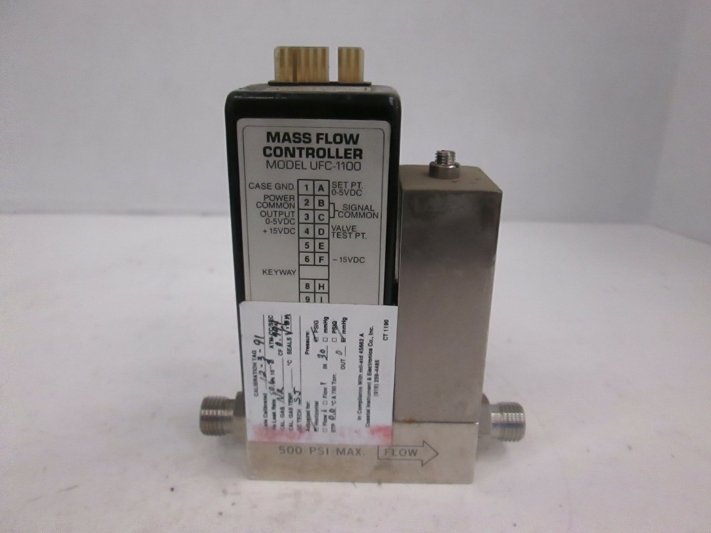 UFC-1100, Mass Flow Controller MFC, O2, 2 SLM, Used