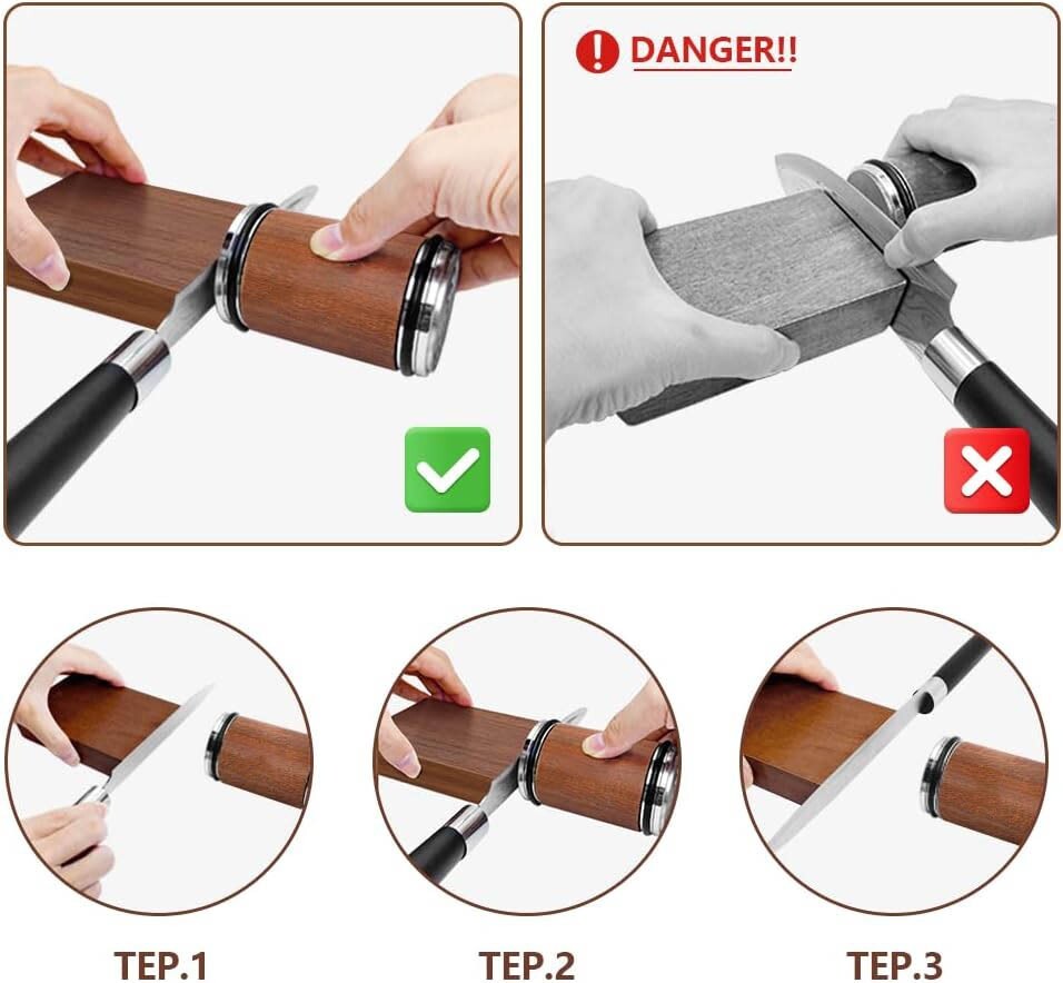 Magnetic Rolling Knife Sharpener Industrial diamonds roller sharpener for Knives
