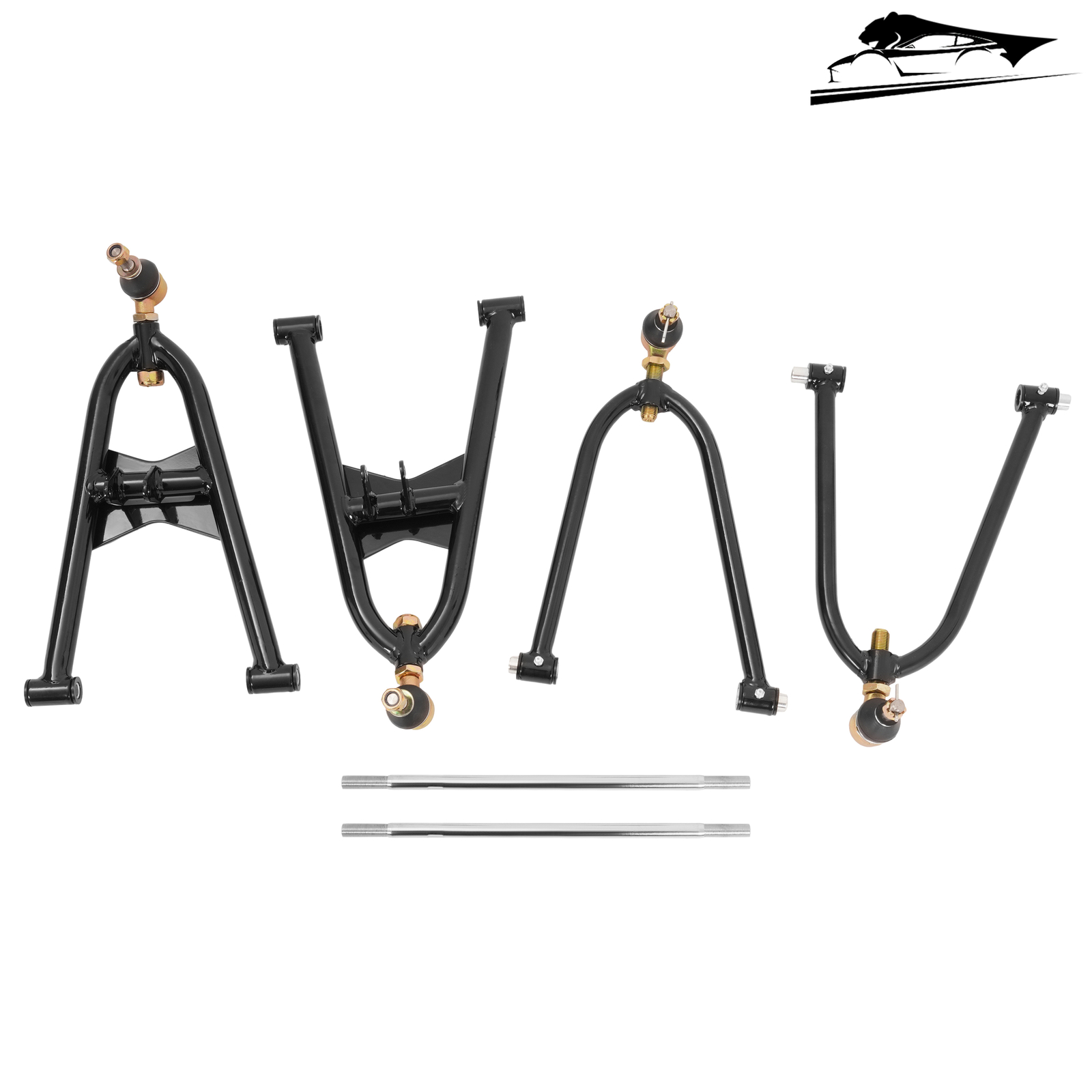 For 2009-2014 Honda TRX400X Sportrax 400 Fully Adjustable Steel Front A Arms 2+0