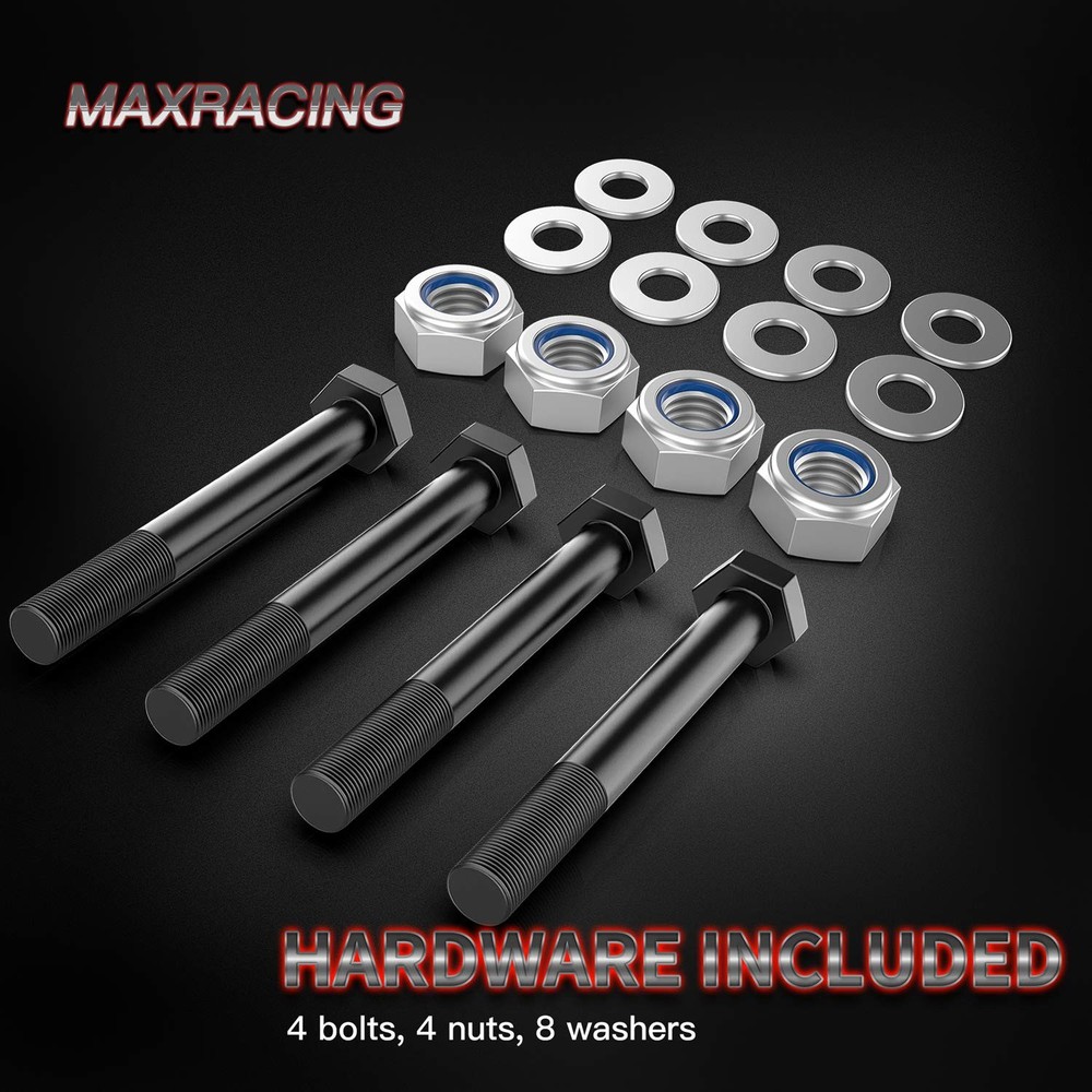 Maxracing 2" Leveling Kit Compatible with 2007-2026 Chevy 2-inch Front, BLACK