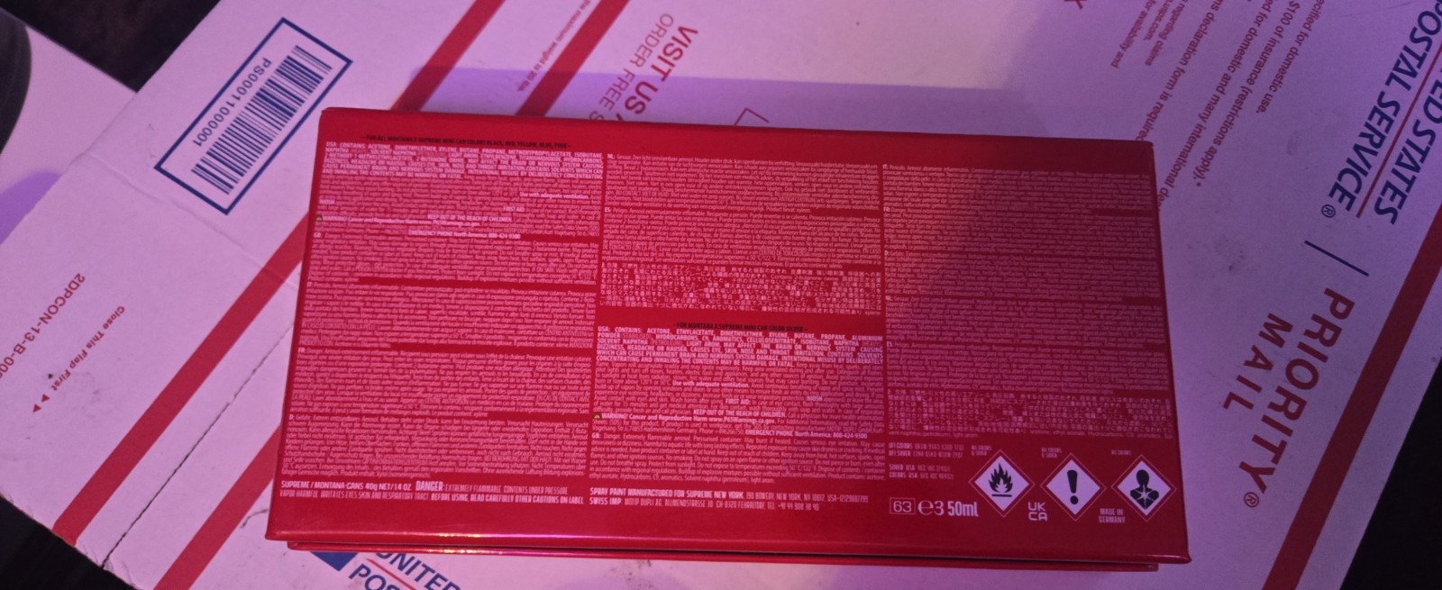 Supreme Montana Cans Mini Can Set Spray Paint Graffiti SS21 Street Art NEW