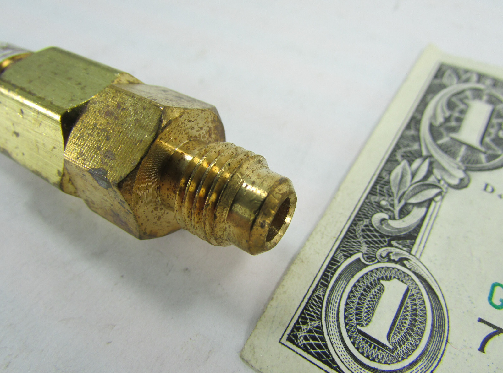 NOS Taprite Check Valve Regulator Outlet Fittings, 1/4" Flare x 1/4" NPT 5436A