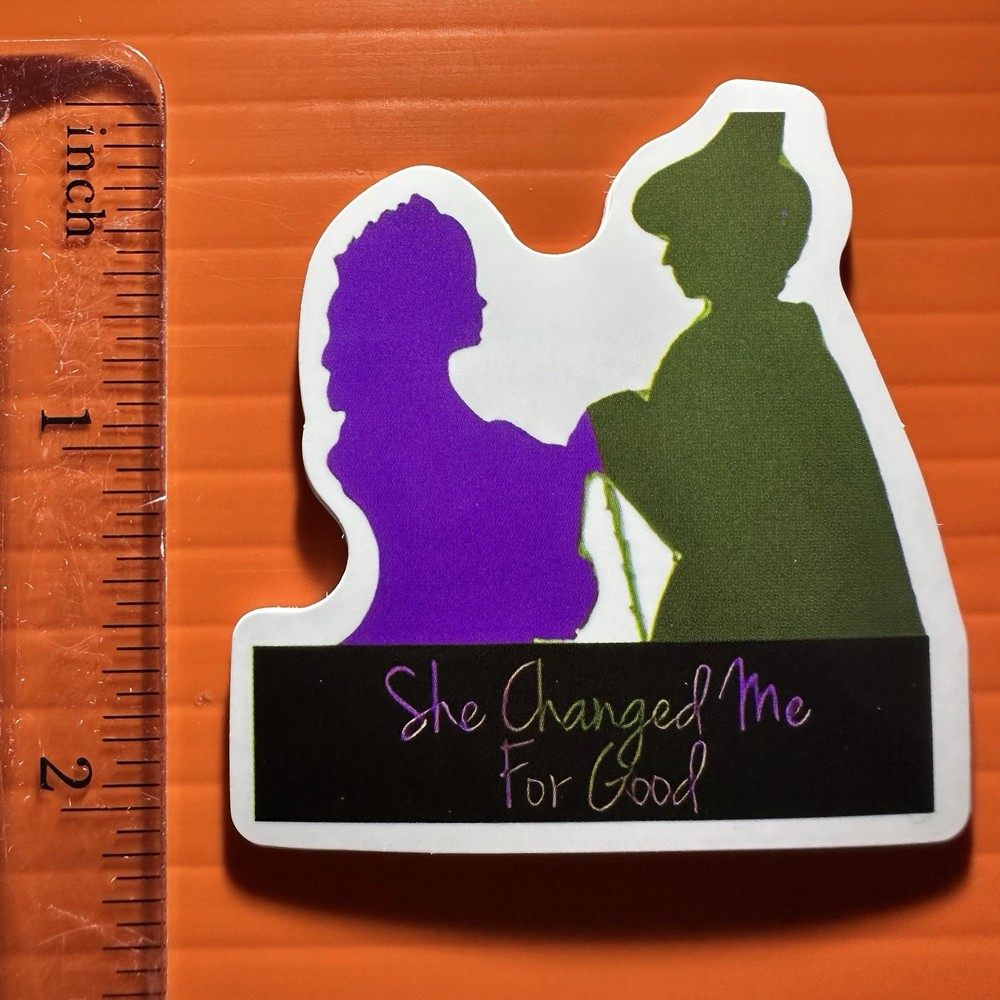 Wicked Sticker Elphaba and Glinda
