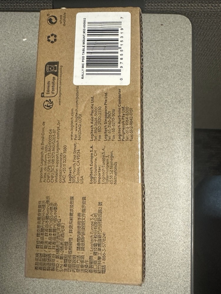Logitech NIC POD MOUNT LOG9522 Mount - 952-000002