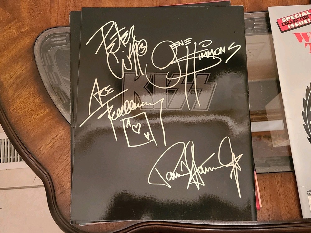 Lot of 6 KISS Concert Programs (4) Alive Worldwide-Psycho Circus-Farewell