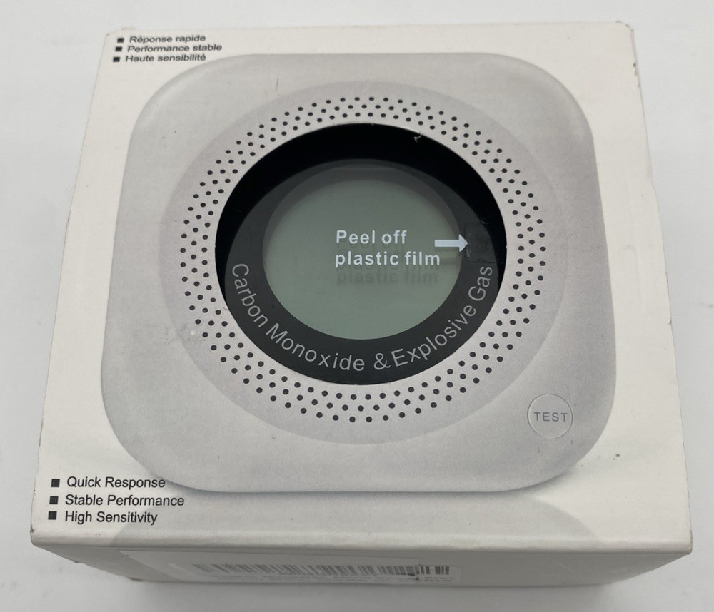 Carbon Monoxide Detector Explosive Gas Detector Plug in Wall