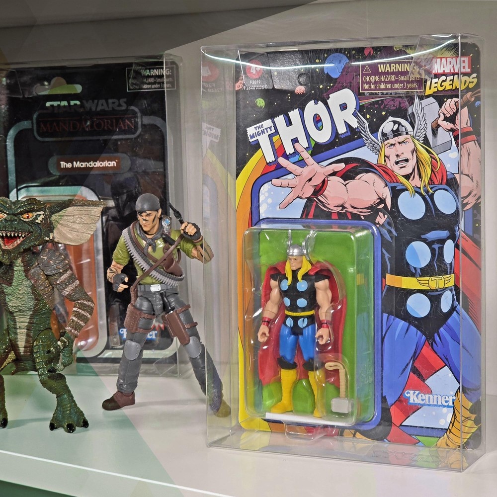 6 Pack Protector Display Case for Carded 3.75 Inch Action Figures Compatible