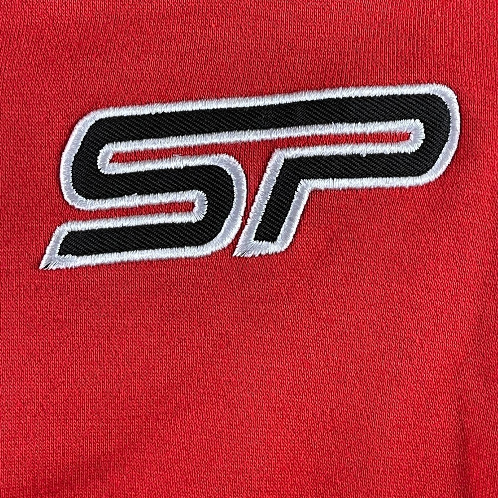 NEW SP Logo Pull Over Hooded Sweatshirt - Red - Medium