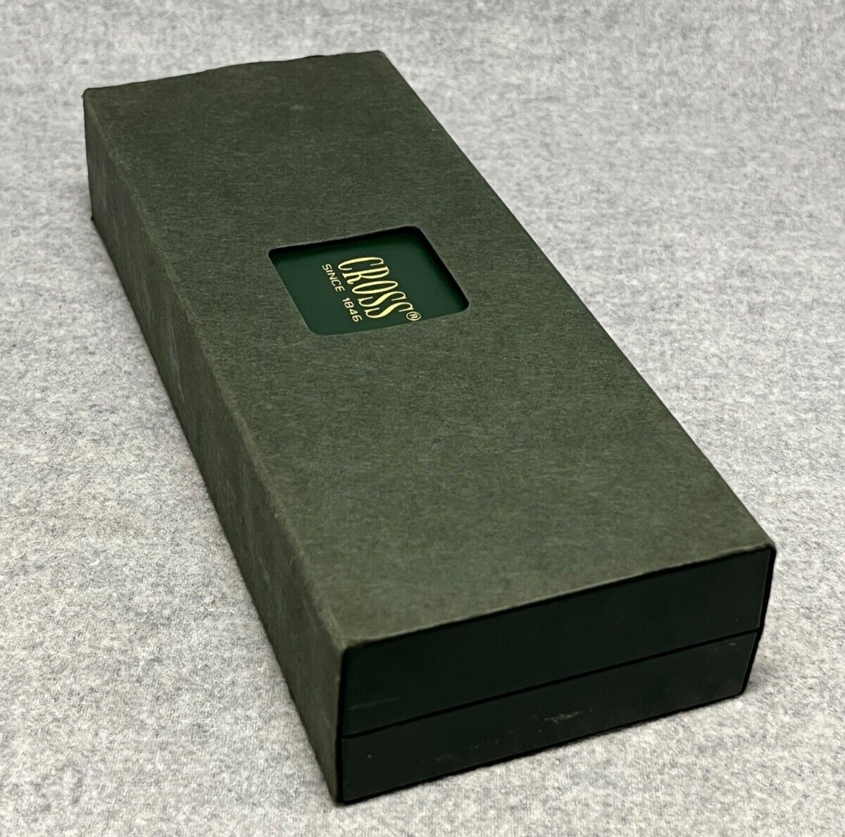 RARE Cross Matte Gray & 23K Gold Trim Pen & 0.5mm Pencil, Box, Manual