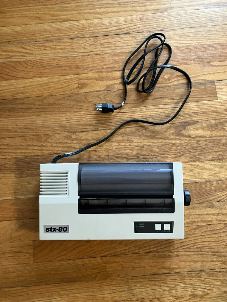 Vintage Star Micronics STX-80 Printer, works!