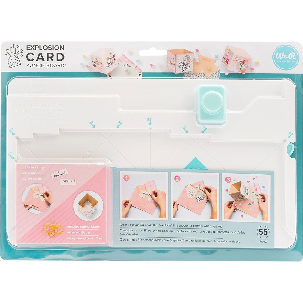 We R Punch Board-Explosion Card