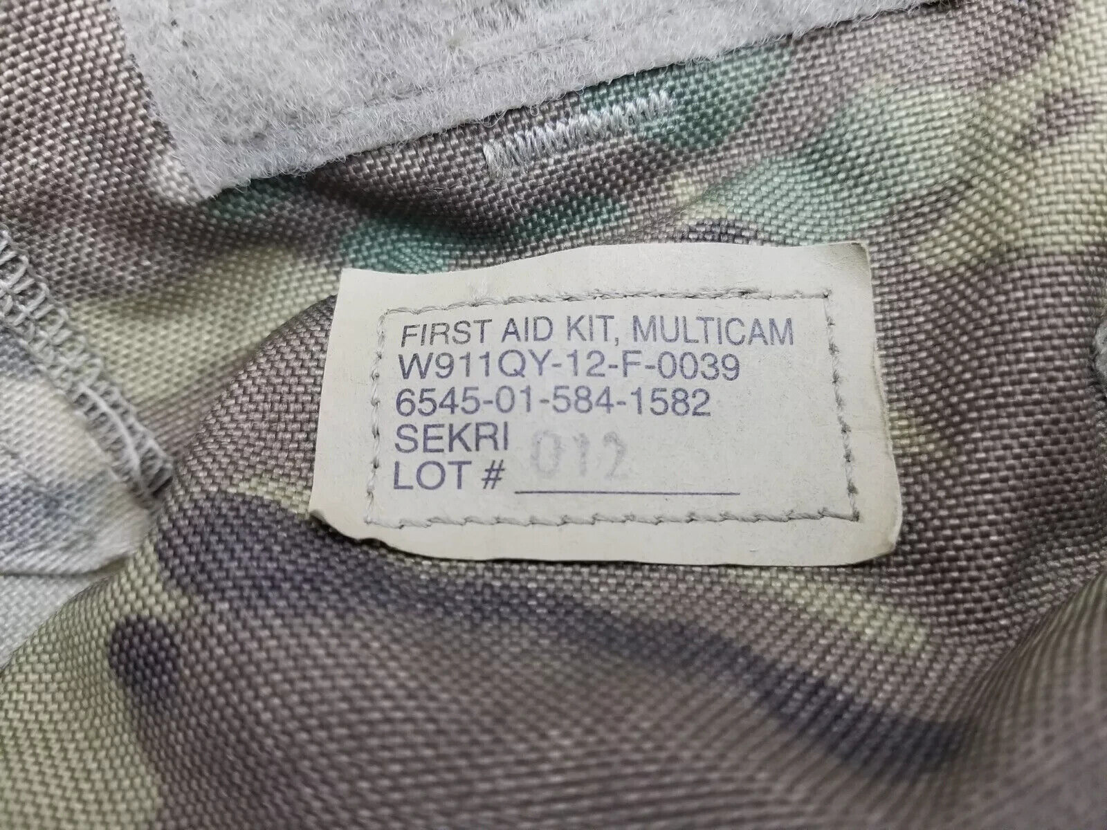 US Military Sekri OCP Multicam Molle IFAK Individual First Aid Kit Pouch GC USED