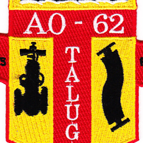 USS Taluga AO-62 Auxiliary Oiler Ship Patch