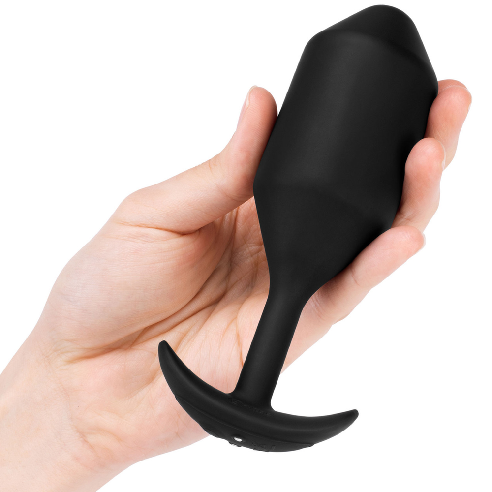 B Vibe Rechargeable Silicone Anal Probe Vibrating Powerful Extra Large Butt Plug