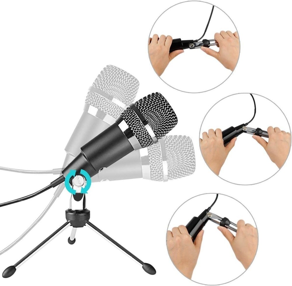FIFINE USB Microphone, Plug and Play Home Studio USB Condenser Microphone - K668