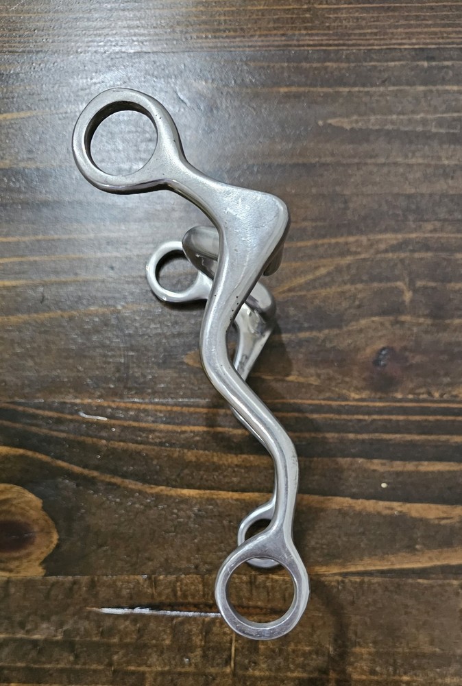 Solid Mouth Ported Horse Bit