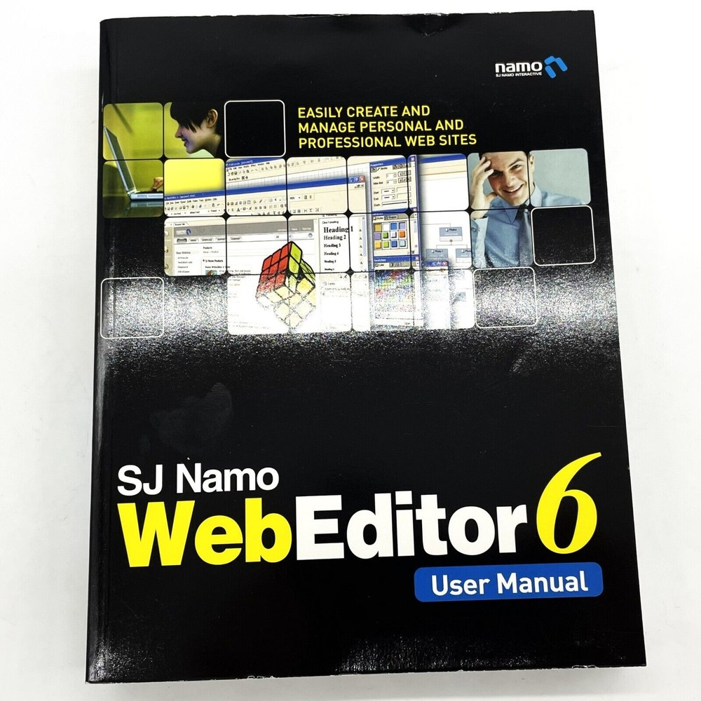 SJ Namo Web Editor 6 User Manual Book Computers Internet Website Design 2004