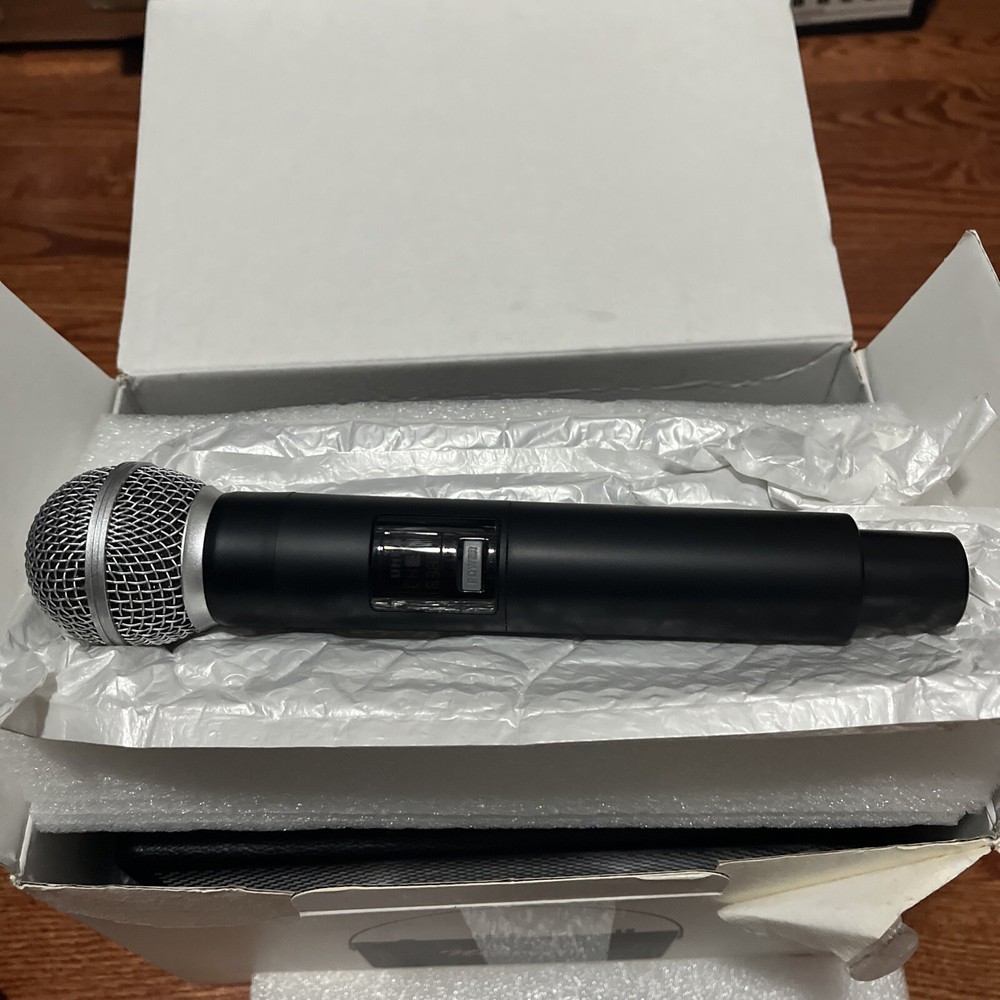Retro Karaoke Machine with Two Wireless Microphones, Portable Bluetooth Speak...