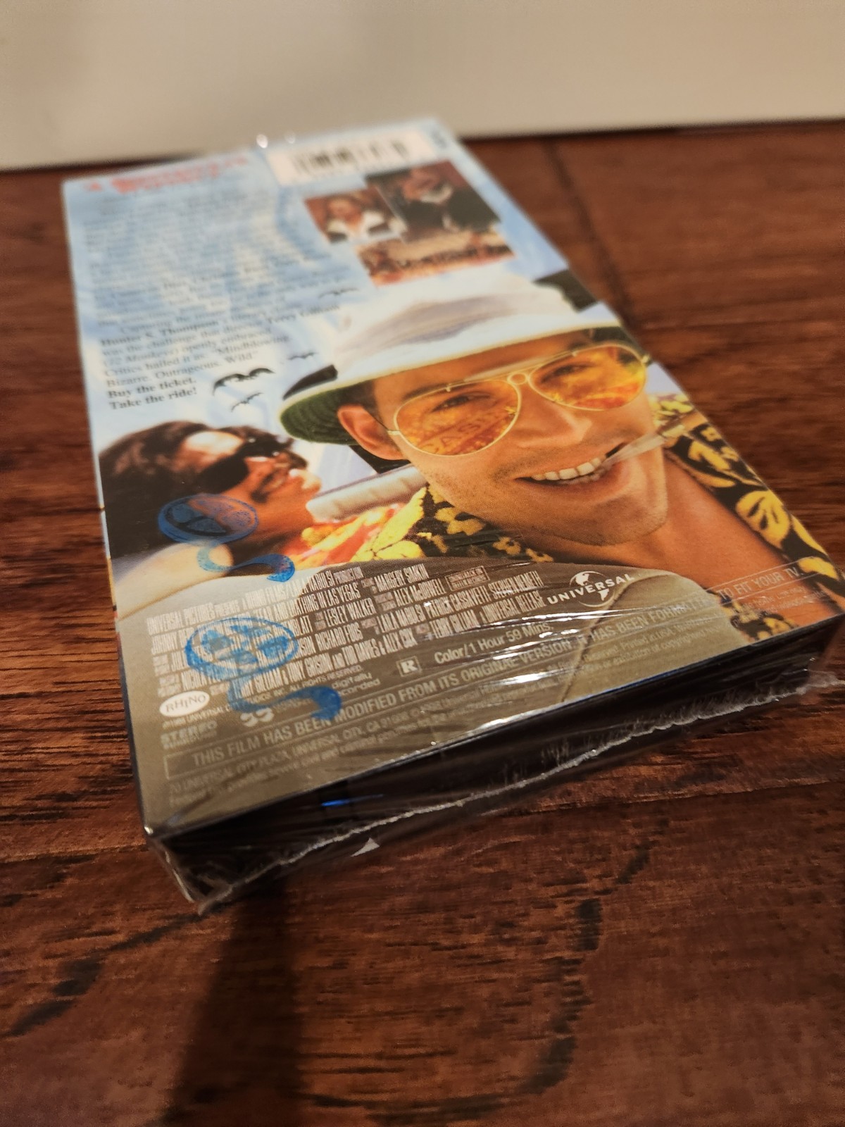 Fear and Loathing in Las Vegas VHS 1998 Terry Gilliam Johnny Depp Brand New Read