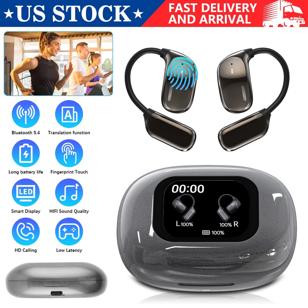 135+ Languages Bluetooth Translator Earbuds Two Way Real Time Smart Translation