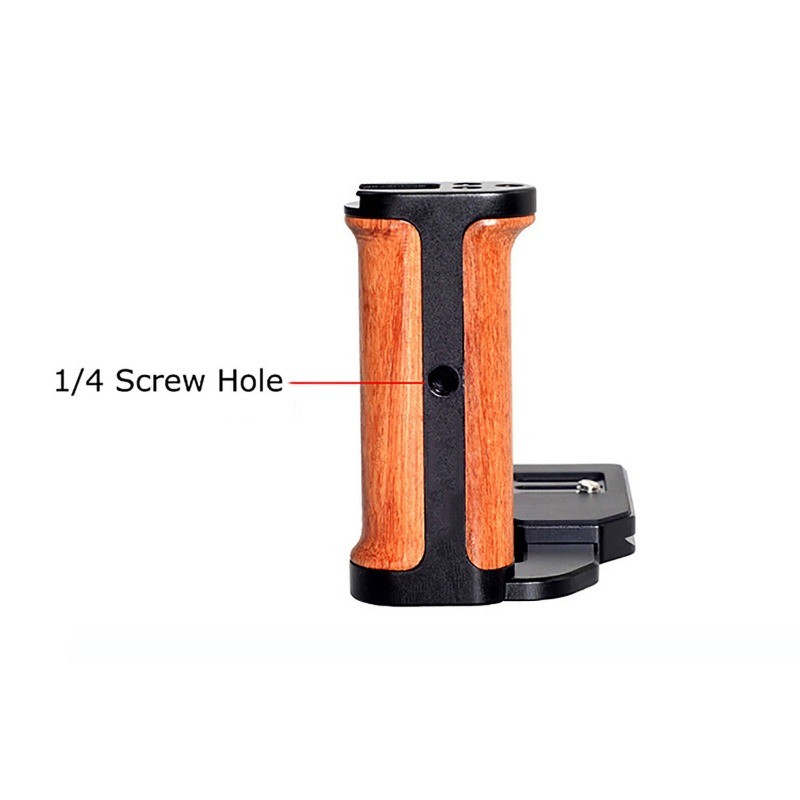 Side Wood Handle Left L-Plate Quick Release Plate Universal Camera Accessory USA