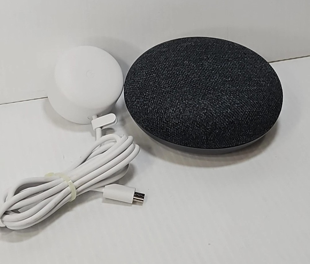 Google Home Mini Gray HOA W/ Power Supply