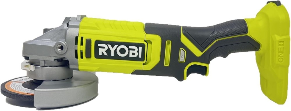 Compact Ryobi 18V Cordless Angle Grinder - Lightweight Tool for Precision Work