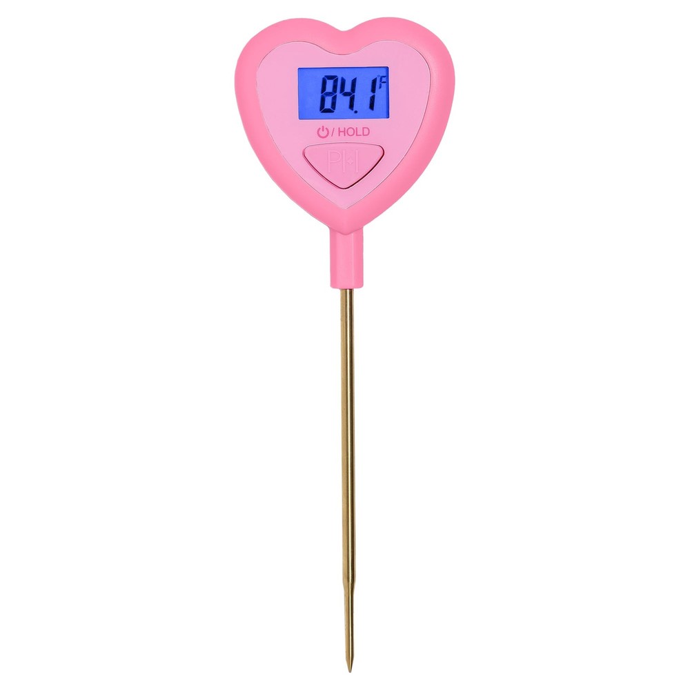 Digital Heart Thermometer set Cooking Baking Tool for Kitchen Pink