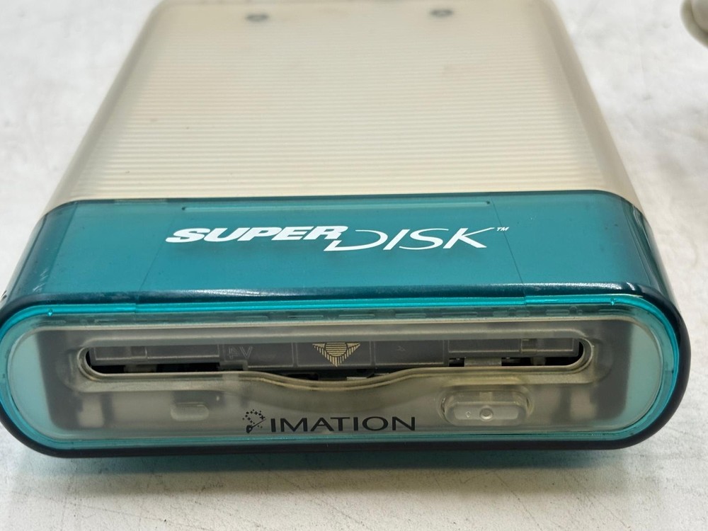 Imation Super Disk External USB Floppy Drive MAC Macintosh USB SD-USB-M