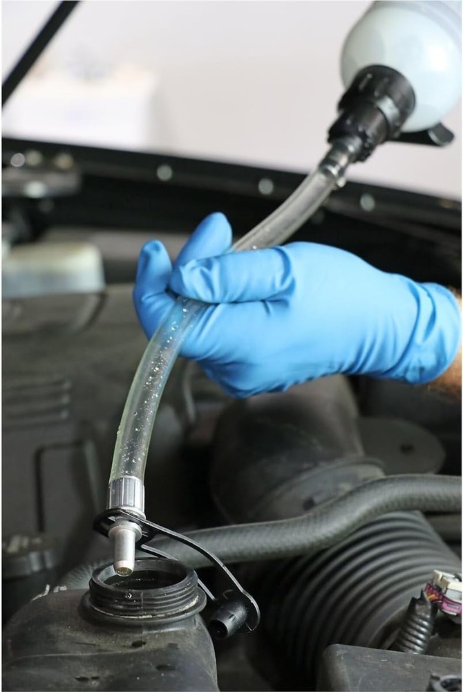 Twist-Valve Fluid Extractor with Rubber ATF Adapter