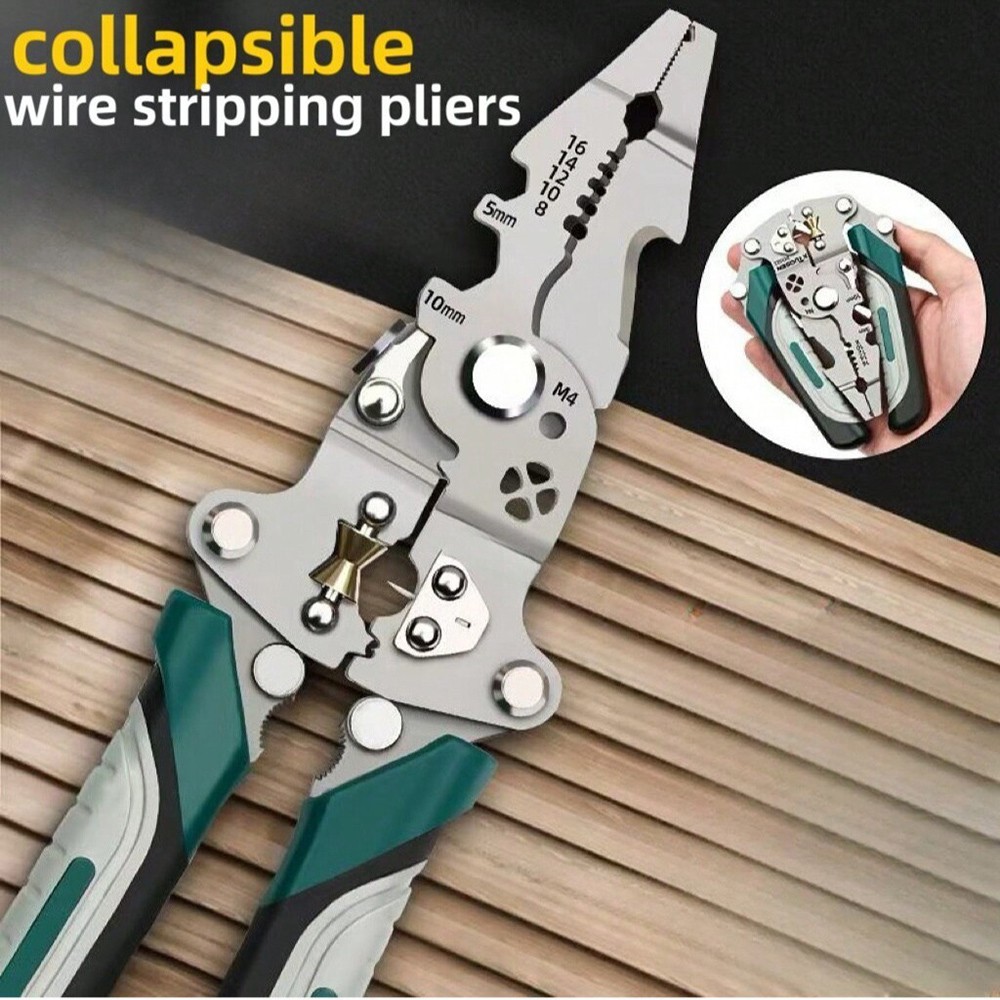 Silver Green For Electrician Multifunctional Electrical Pliers ≠