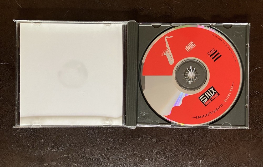 E-MU Systems Volume 1 Emulator Standards Sound Library Sample Sampling CD-ROM