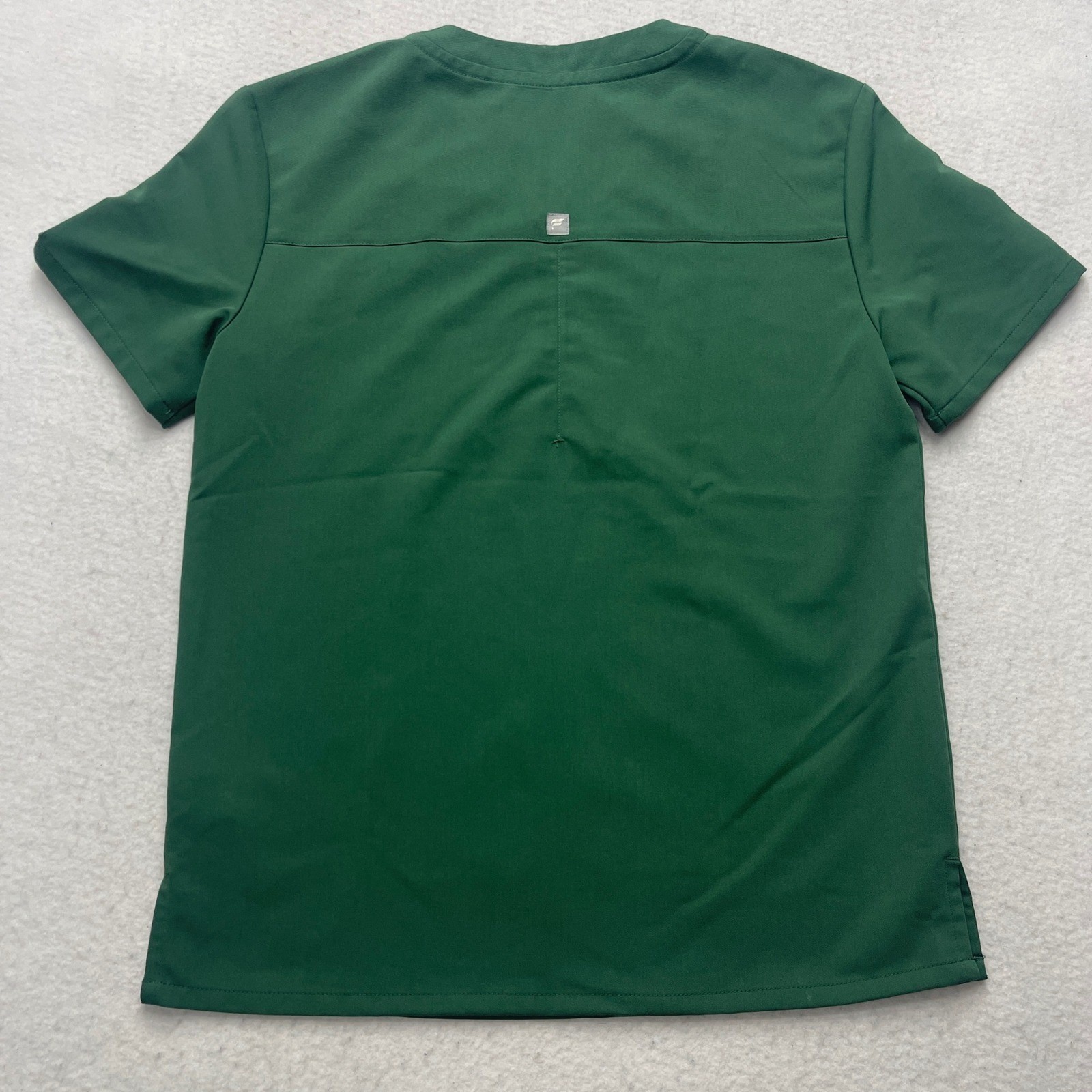 Fabletics Scrub Set Mens XS Helix Top Intake Pants Green V-Neck Short Sleeve