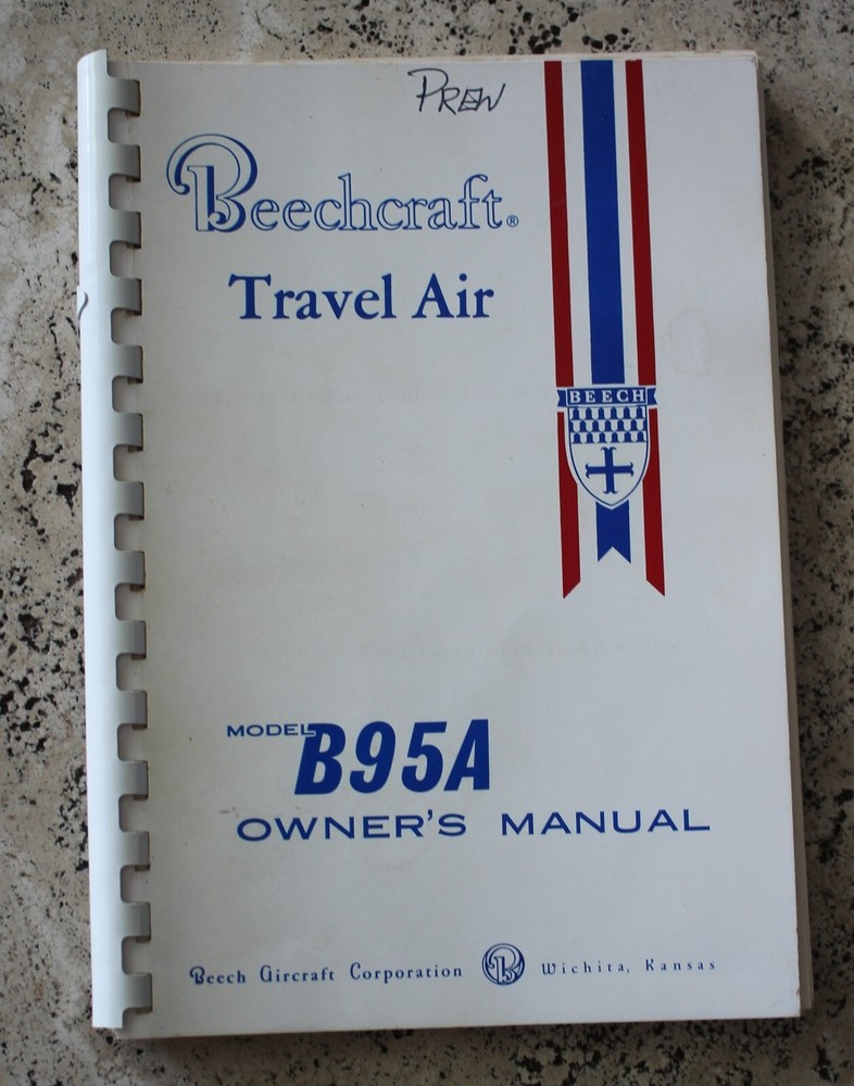 Beechcraft Travel Air B95A Owner's Manual