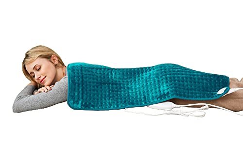 King Size Heating Pad with Fast-Heating Technology & 6 Temp Setting, 45cm x 85cm