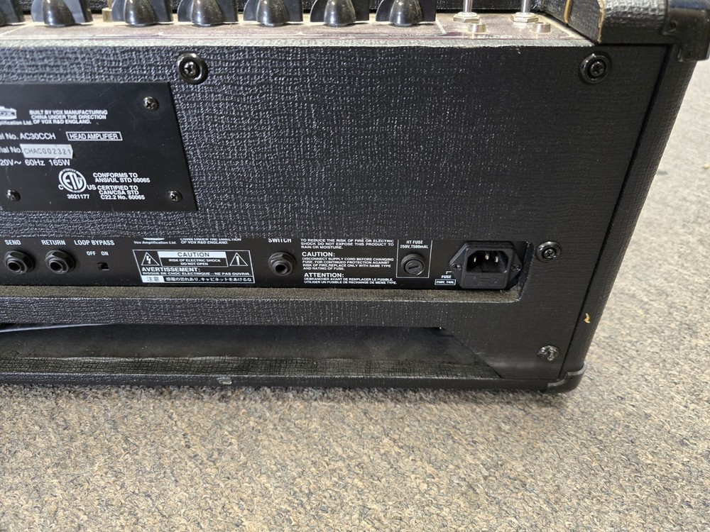 Vox AC30 CCH HEAD Fully Tested Working.