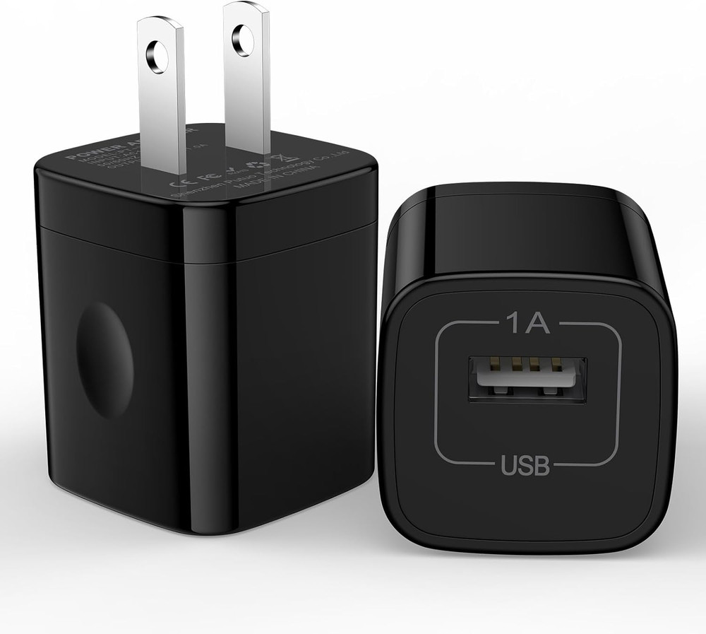 USB Charger Block,5V 1A Power Adapter Fast Charging Cube Box Single Port Android