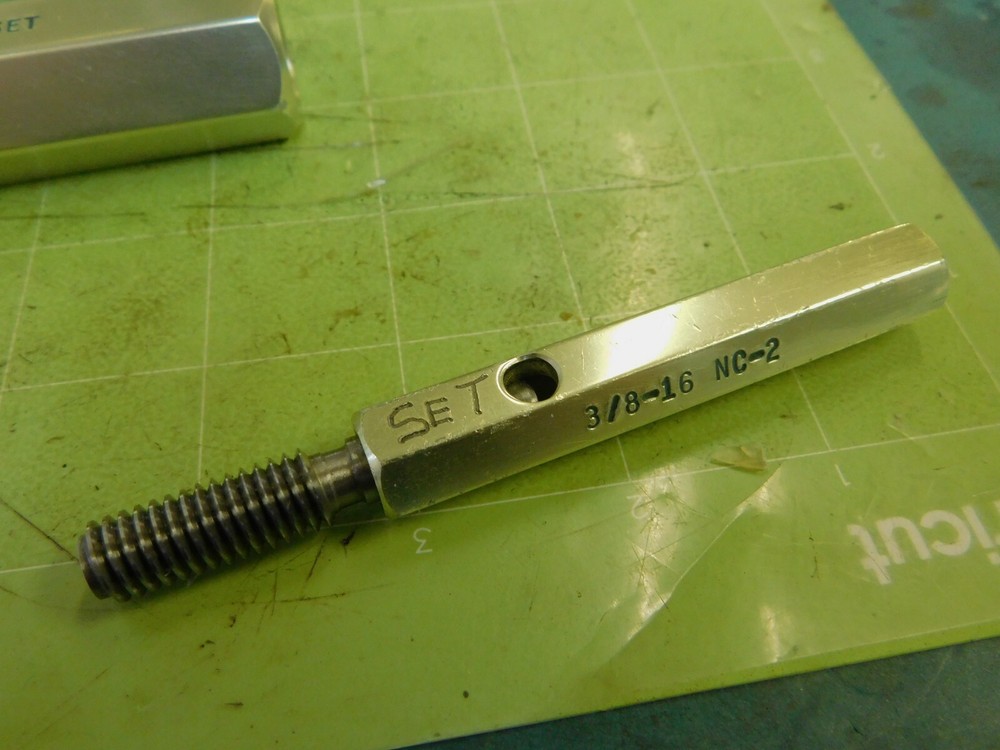 DoAll Go Thread Plug Gage 3/8"-16 NC 2