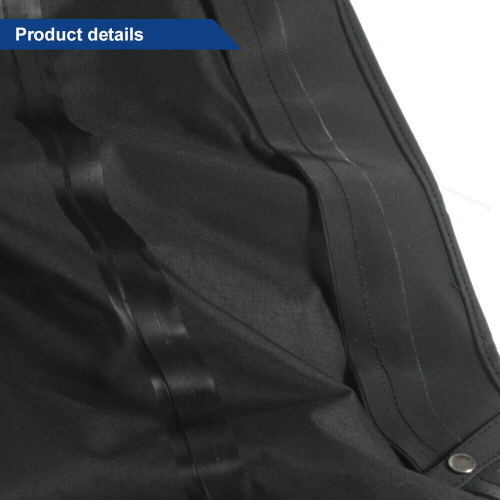 Fits 1971-1979 1980 MG MGB w/ 3Pcs Plastic Windows Soft Top Convertible Black