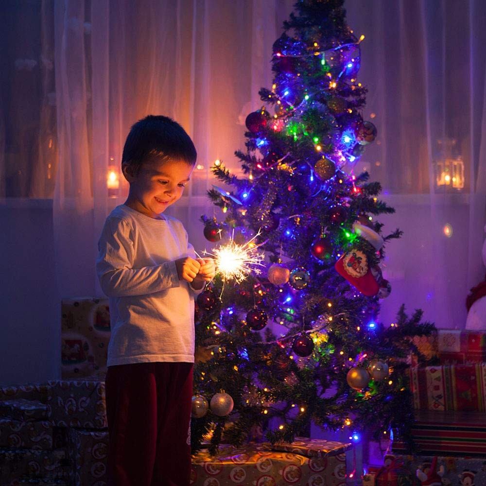 105ft 300 LED Christmas String Lights, End-to-End Plug 8 Modes - UL Certified...