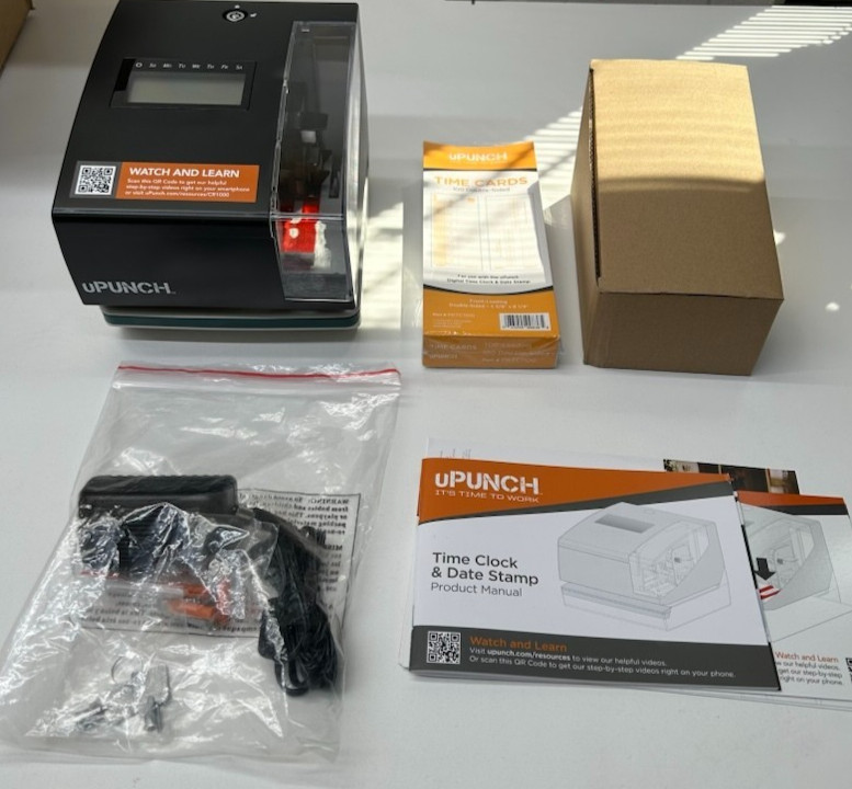 uPunch Digital Time Clock And Date Stamp