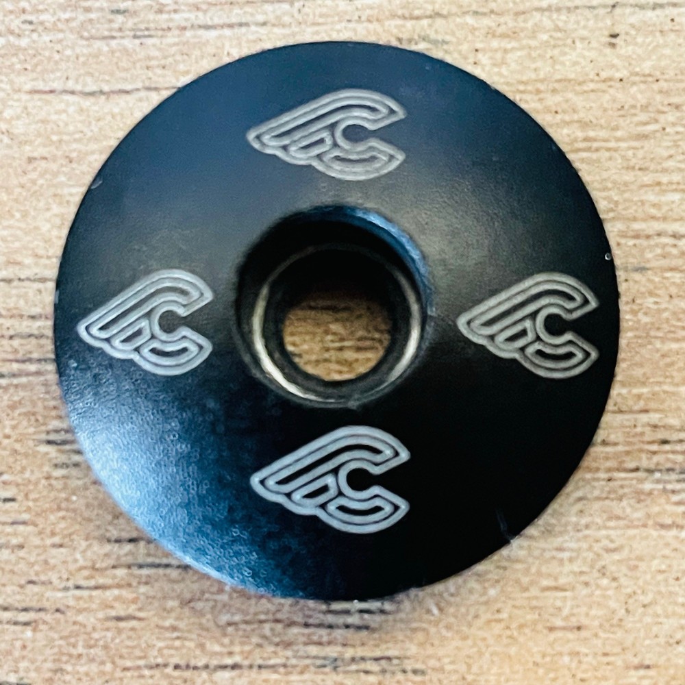 Cinelli 1 1/8 Threadless Headset Top Cap Black Aluminum