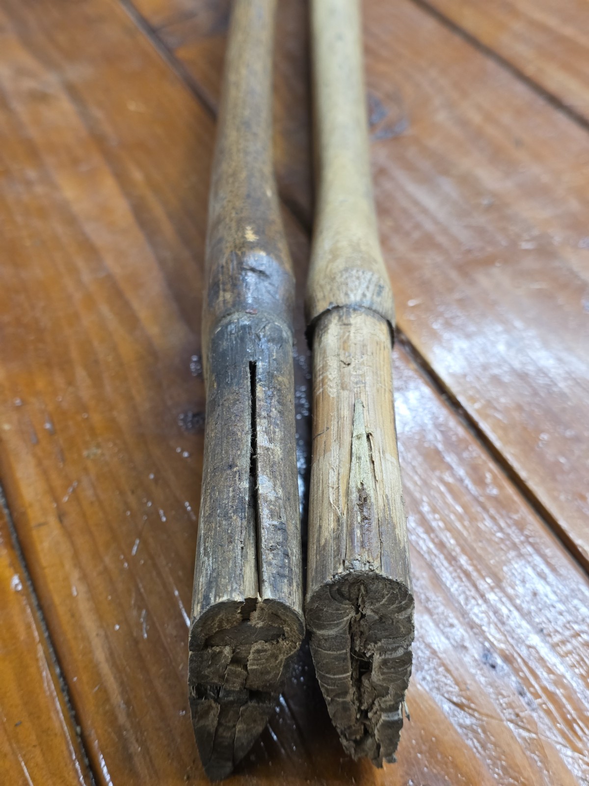 Vintage Used Pair True Temper Axe Handles 36"