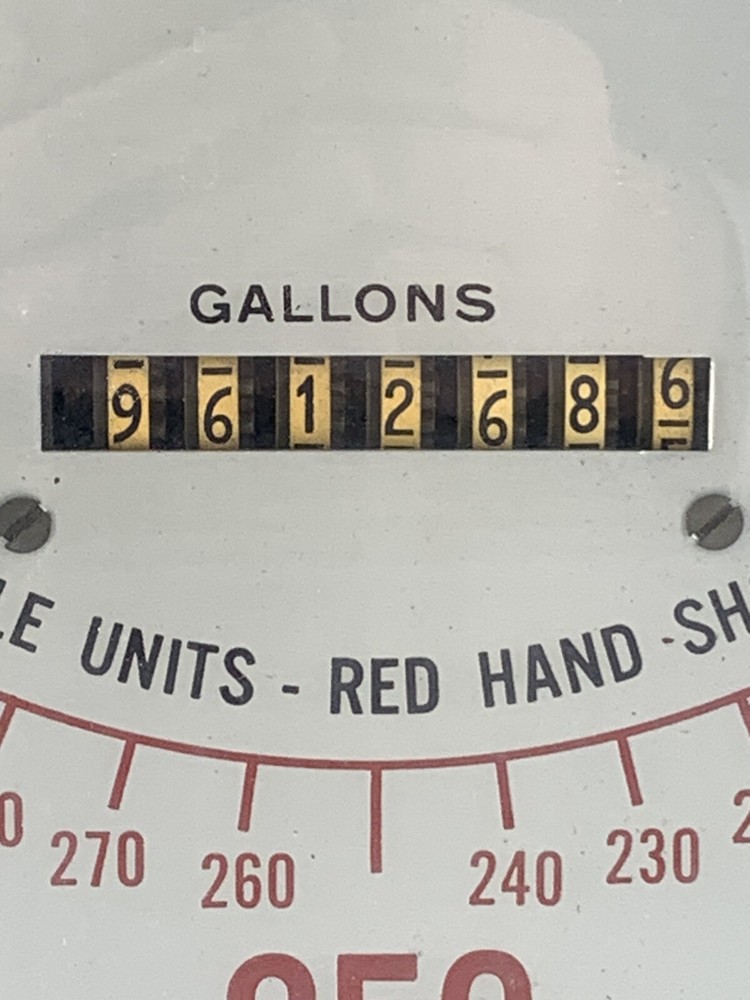 Industrial Neptune Trident Meter 1" Split Case Totalizing 11" Dial Face