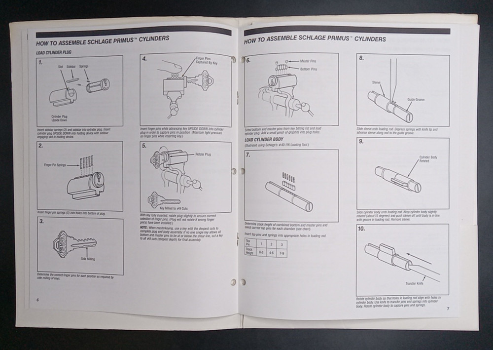 Schlage Primus Lock Users Manual Sales? Folder +