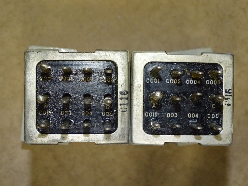 Pair, Western Electric Type 282C Condensers, Adjustable