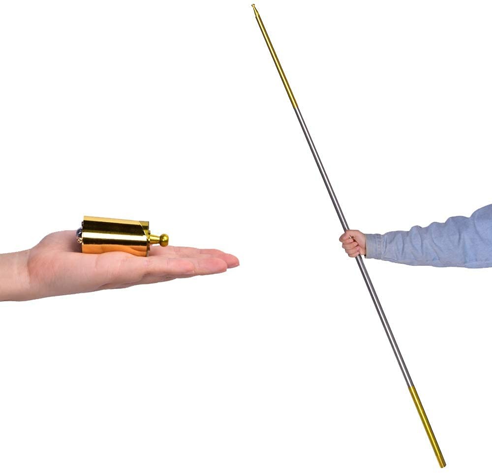 Magic Pocket Staff Metal Appearing Cane with Video Tutorial Link Magic Wands for