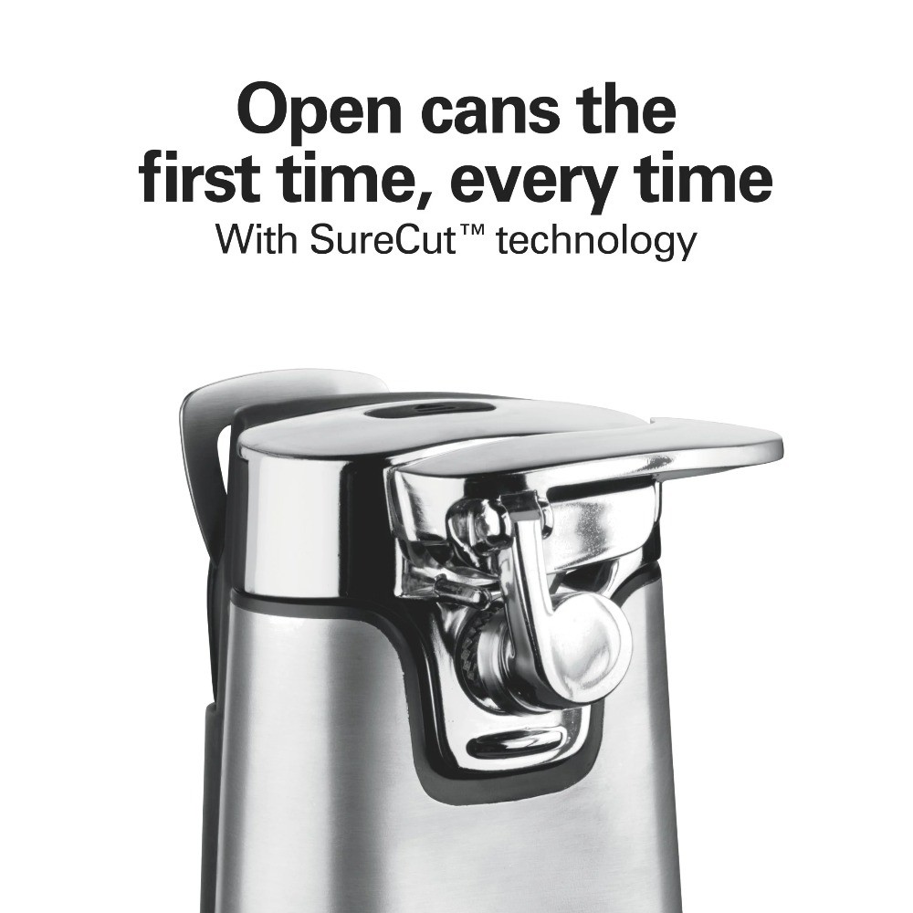 Automatic Electric Can Opener with Multi Tool, Stainless Steel