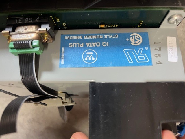 WESTINGHOUSE 9966D38 IQ DATA PLUS CONTROLLER LINE METER RESET BUTTON