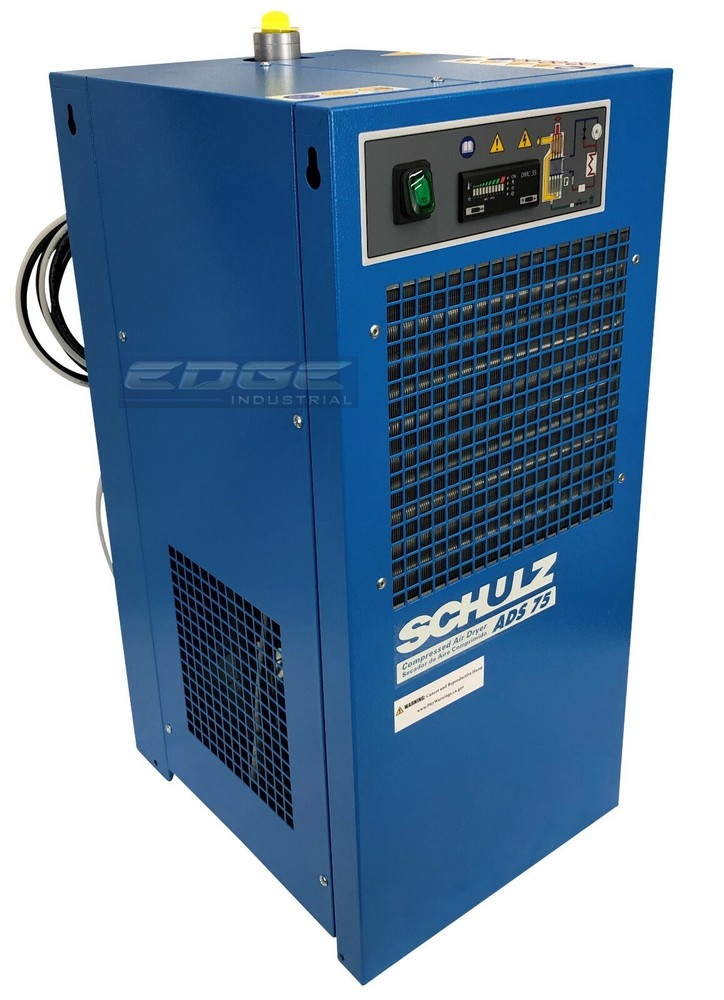 SCHULZ 75 CFM REFRIGERATED COMPRESSED AIR COMPRESSOR DRYER 115V, COMPLETE KIT